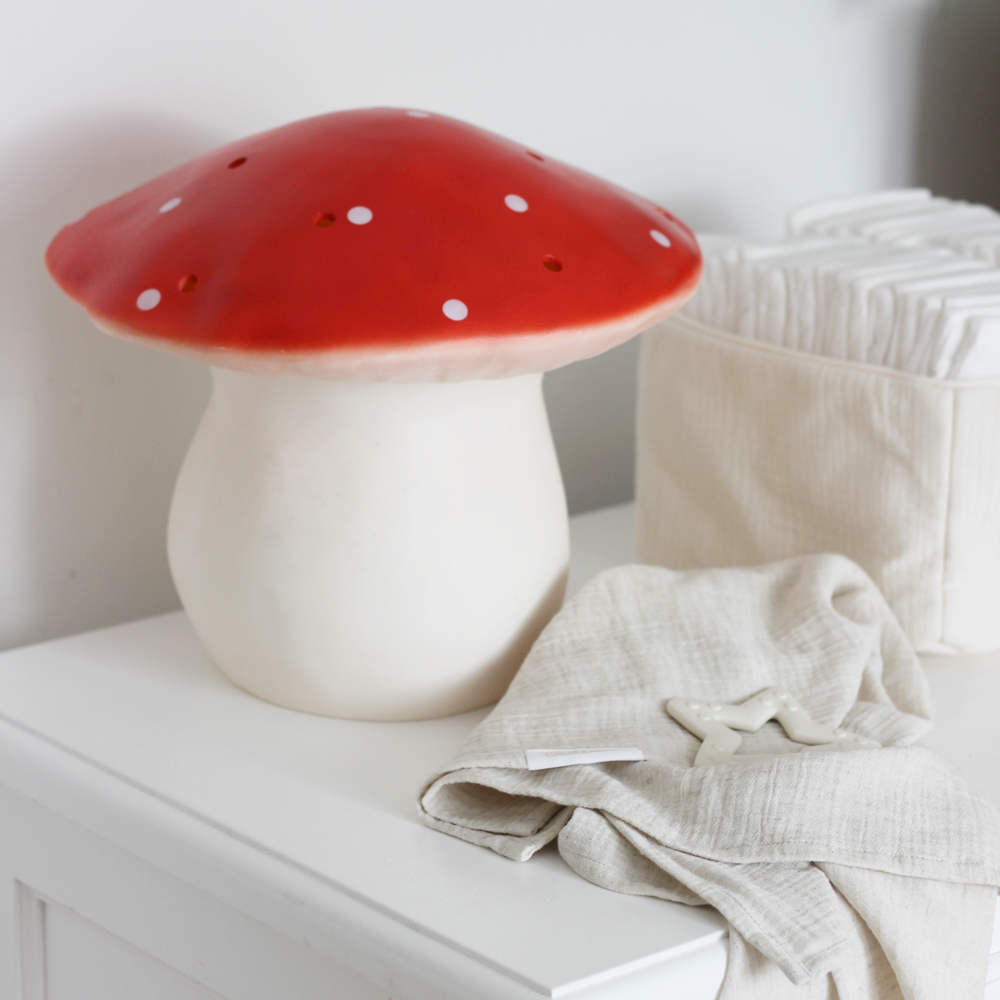Egmont Heico Mushroom Lamp Large Red - Image 9