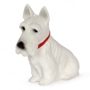 Heico Night Light Scotty Dog Lamp White