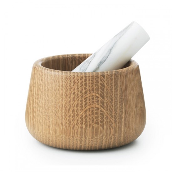 Normann Copenhagen Craft Mortar & Pestle White Leo & Bella