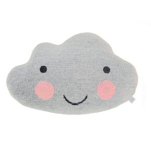 Cloud Cushion Pillow Knitted Light Grey KO KO KO