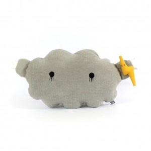 Noodoll Cloud Cushion Medium Grey