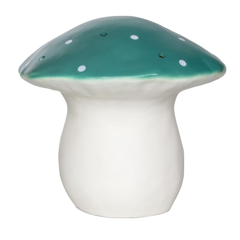 Heico Toadstool Lamp Large Teal Leo &amp; Bella