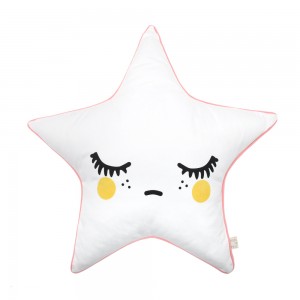 Rose In April Sleepy Dolly Star Pillow Yellow Cheeks / Pink