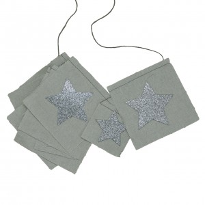 Numero 74 Garland Fancy Star Grey / Silver