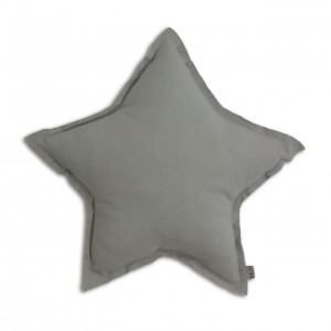 Numero 74 Star Cushion Silver Grey Medium 45cm