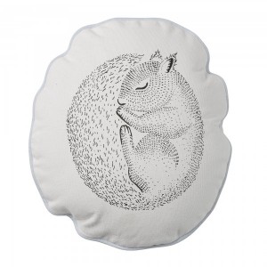 Bloomingville Mini Cushion Sleeping Squirrel Sky Blue