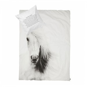 by Nord Junior Cot Bed Quilt And Pillowcase Icelandic Horse