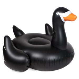 Sunnylife Giant Inflatable Swan Black