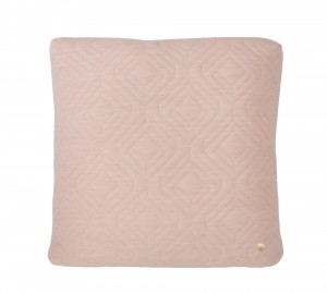 ferm LIVING Quilt Cushion Rose 45 x 45