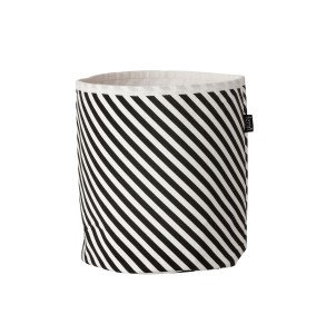 ferm LIVING Basket Black Stripe Small