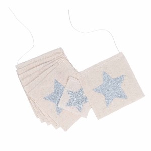 Numero 74 Garland Fancy Star Natural / Silver