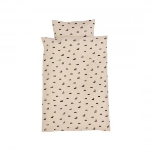 ferm LIVING Bedding Rabbit Pink Junior Cot