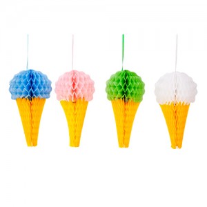 Sunnylife Honeycomb Ice Cream Small Set of 4