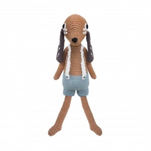 Sebra Crochet Animal Doll Dog Bob