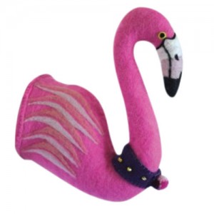 Sew Heart Felt Alice Flamingo Felt Animal Head