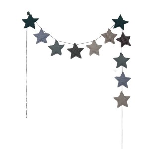 Numero 74 Garland Cotton Mini Star Padded Mix Blue