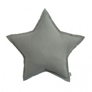 Numero 74 Star Cushion Sparkling Silver Grey Small