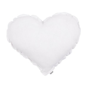 Numero 74 Heart Cushion White Medium 42cm