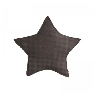 Numero 74 Star Cushion Mix Blue - Taupe Small Dots Small 35cm