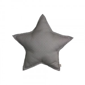 Numero 74 Star Cushion Mix Blue - Grey White Med Dots Small 30cm