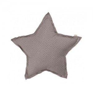 Numero 74 Star Cushion Mix Blue - Taupe Stars Small 30cm