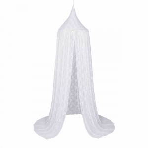 Numero 74 Bohemian Collection Lace Flower Canopy White