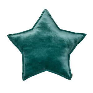 Numero 74 Star Cushion Velvet Teal Medium