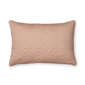 Cam Cam Cushion Quilted Rectangular Blush