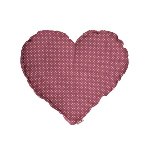 Numero 74 Heart Cushion Mix Pink - Rose Dots Small 30cm