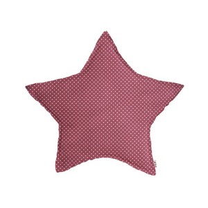 Numero 74 Star Cushion Popeline Rose Dots Small 30cm