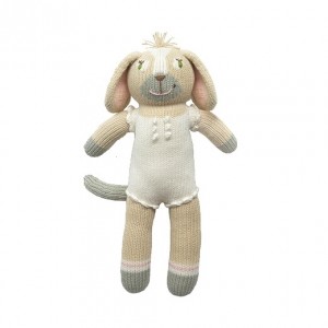 BlaBla Kids Knit Doll Dog Pearl Mini