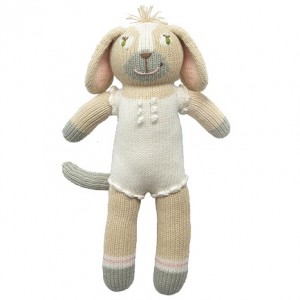 BlaBla Kids Knit Doll Dog Pearl Big