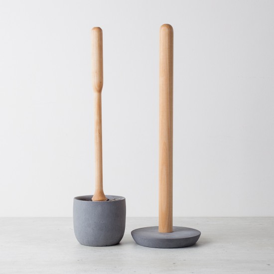 toilet brush concrete