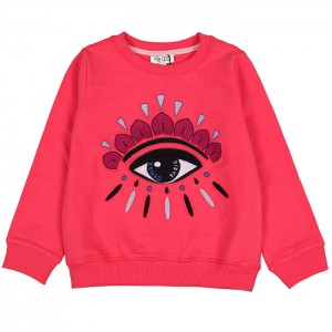 Kenzo Kids SS16 Sweatshirt Large Eye Rose Pop