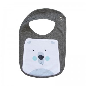 Mister Fly Square Bib Polar Bear