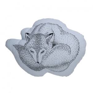 Bloomingville Mini Cushion Fox Sky Blue