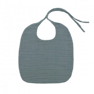 Numero 74 Baby Bib Round Ice Blue