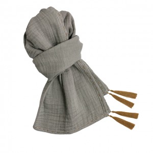 Numero 74 Kids Scarf Silver Grey