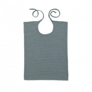 Numero 74 Baby Bib Square Ice Blue