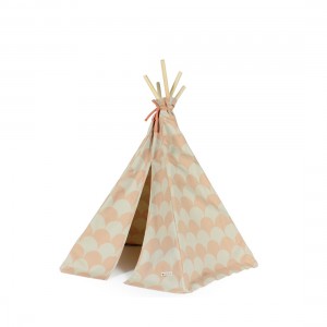 nobodinoz Arizona Doll's Teepee Tipi Pink Scales Mini