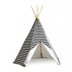 nobodinoz Arizona Teepee Tipi Diamond Black