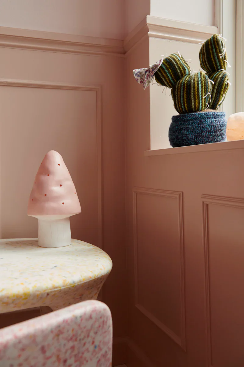 Egmont Toys Heico Mushroom Lamp Small Vintage Pink - Image 5