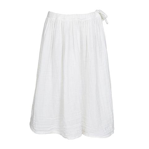 Numero 74 Ava Girl Maxi Skirt White - Leo & Bella
