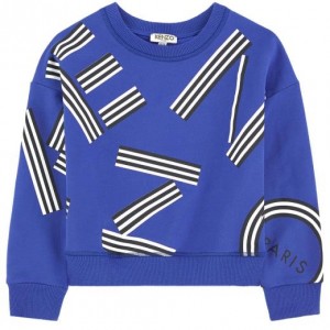 Kenzo AW16 Sweatshirt Logo Electric Blue