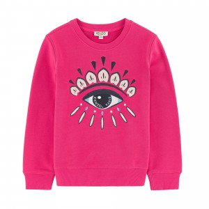 Kenzo SS17 Fuchsia Eye Sweater