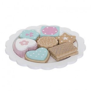 Bloomingville Mini Play Set Biscuits On Plate