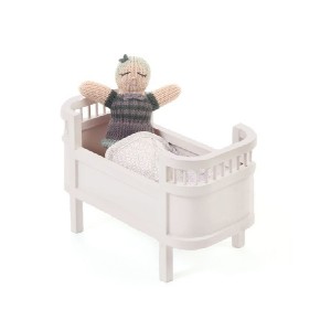 Smallstuff Rosaline Doll Bed Miniature Rose