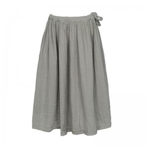 Numero 74 Ava Girl Maxi Skirt Silver Grey