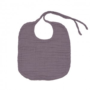 Numero 74 Baby Bib Round Dusty Lilac