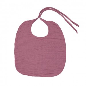 Numero 74 Baby Bib Round Baobab Rose